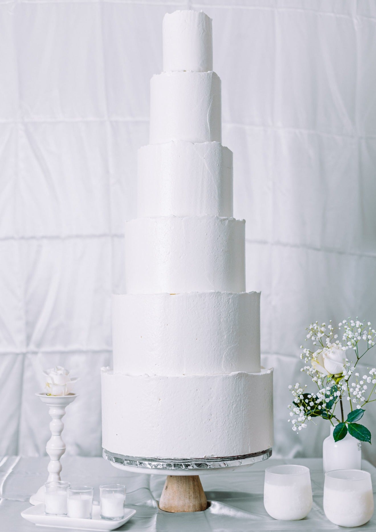 Cake boutique - A stunning 6-tier wedding cake with... | Facebook